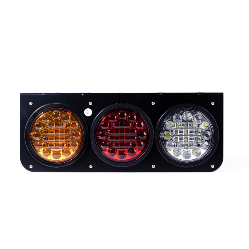 5D Lens Tri-Color LED Rear Combination Lamp for Universal Trailer