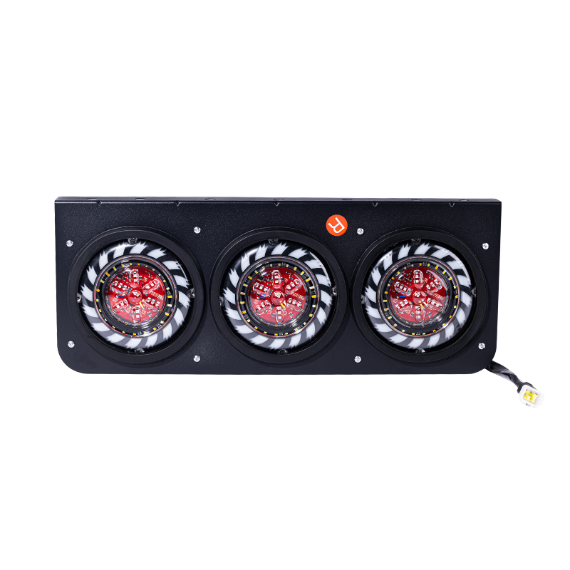Tri-Color Red-Magic Strobe LED Rear Combination Lamp for Universal Trailer
