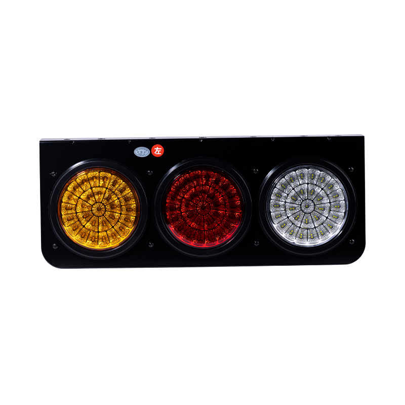 Tri-Color Spring-Clip LED Rear Combination Lamp for Universal Trailer