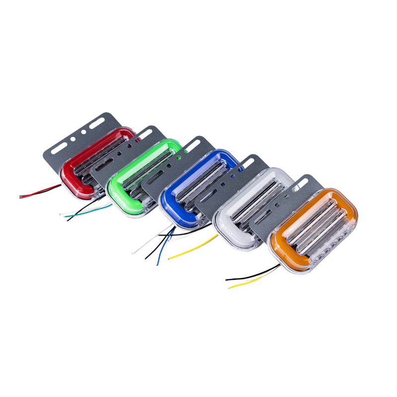 Flowing Light Guide LED Side Marker Light with Ground Illumination