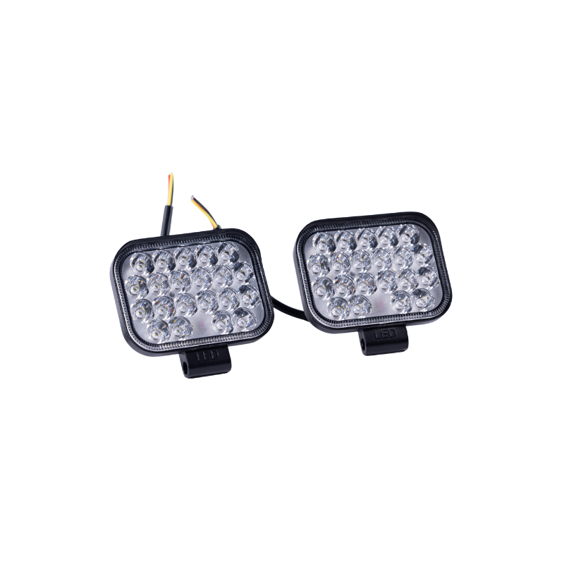 3-Inch Square High-Brightness LED Auxiliary Lighting Lamp