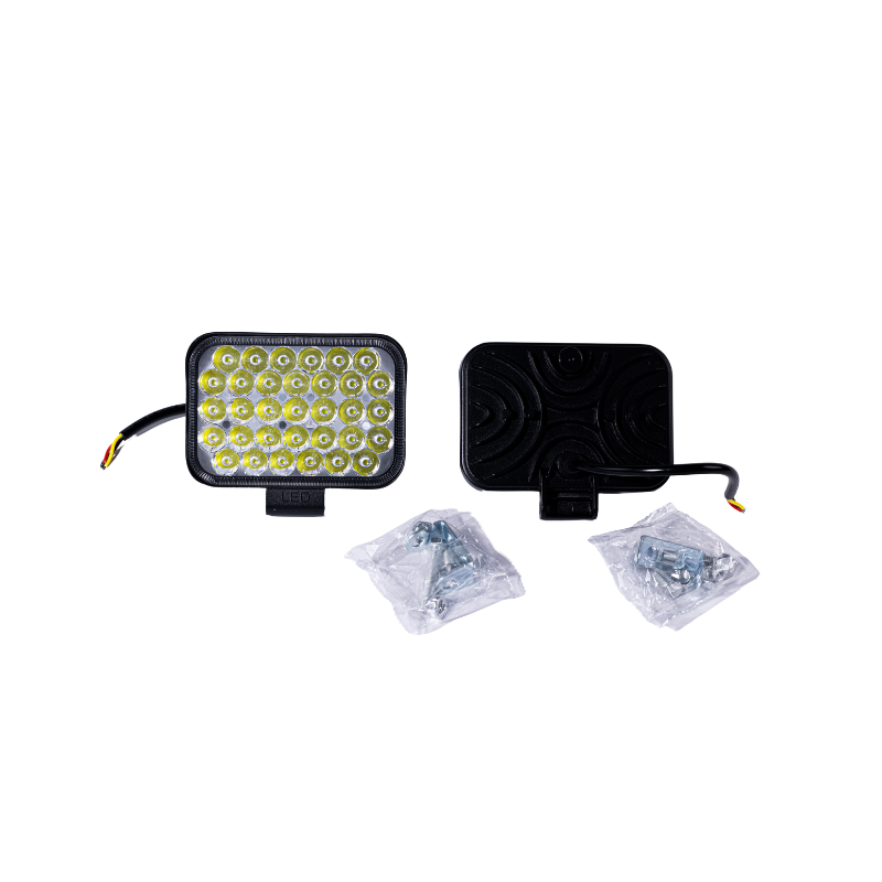 4-Inch Square High-Brightness LED Auxiliary Lighting Lamp