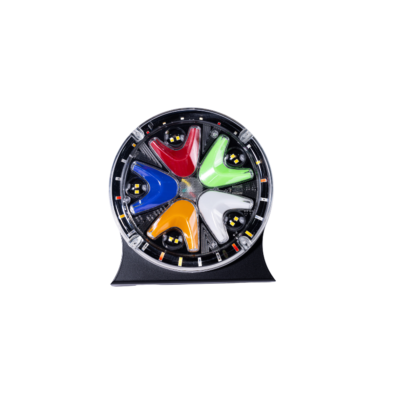 5-Color Light Guide Round LED Strobe Warning Light