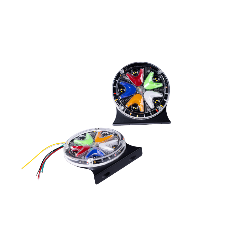 5-Color Light Guide Round LED Strobe Warning Light