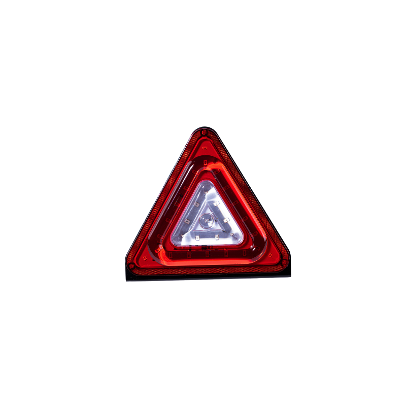 6D Lens Triangle LED Strobe Brake Warning Light