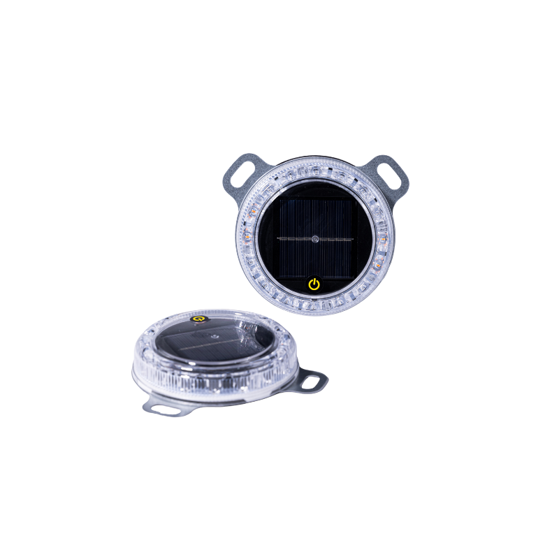 Round Solar LED Flashing Warning Brake Light