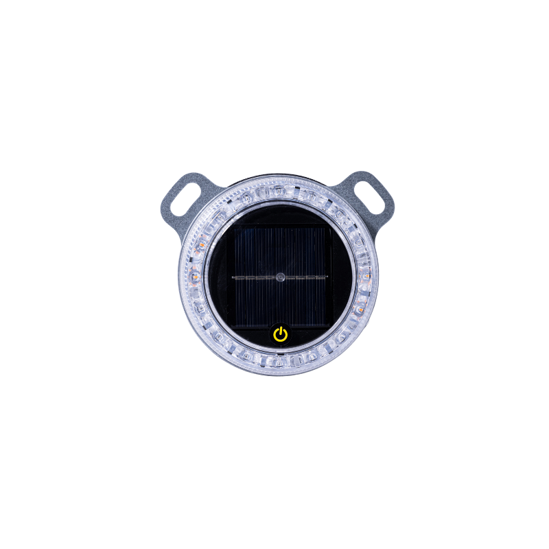 Round Solar LED Flashing Warning Brake Light