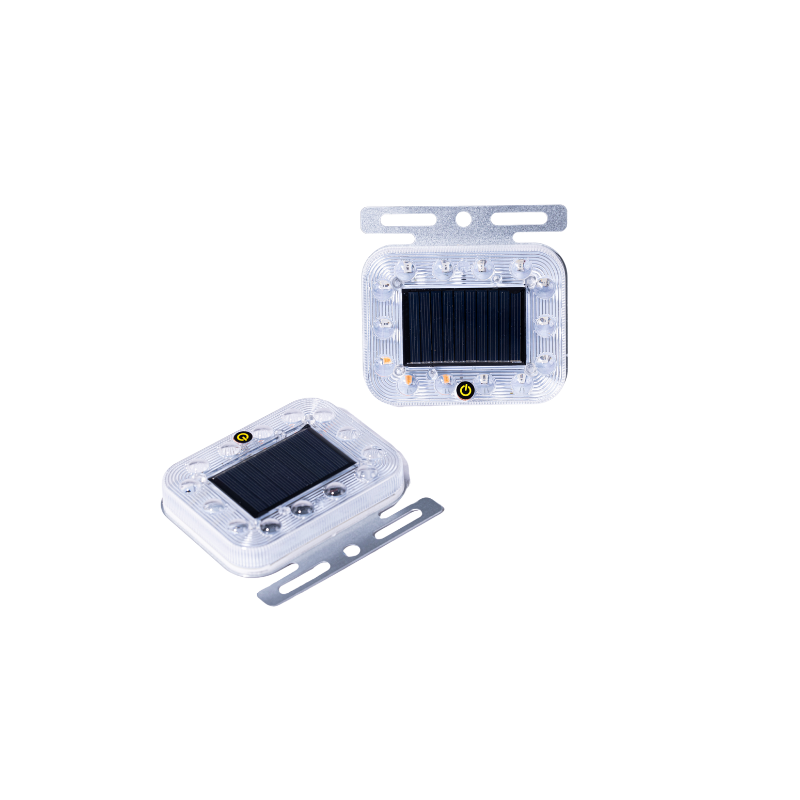 Square Solar LED Flashing Warning Brake Light