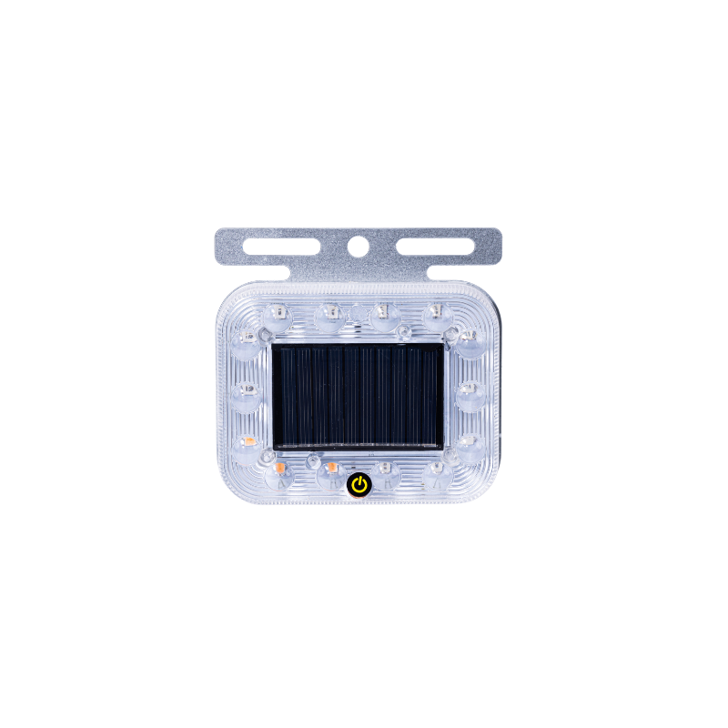 Square Solar LED Flashing Warning Brake Light