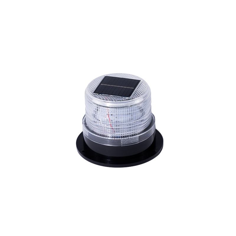 Solar LED Flashing Beacon Warning Light