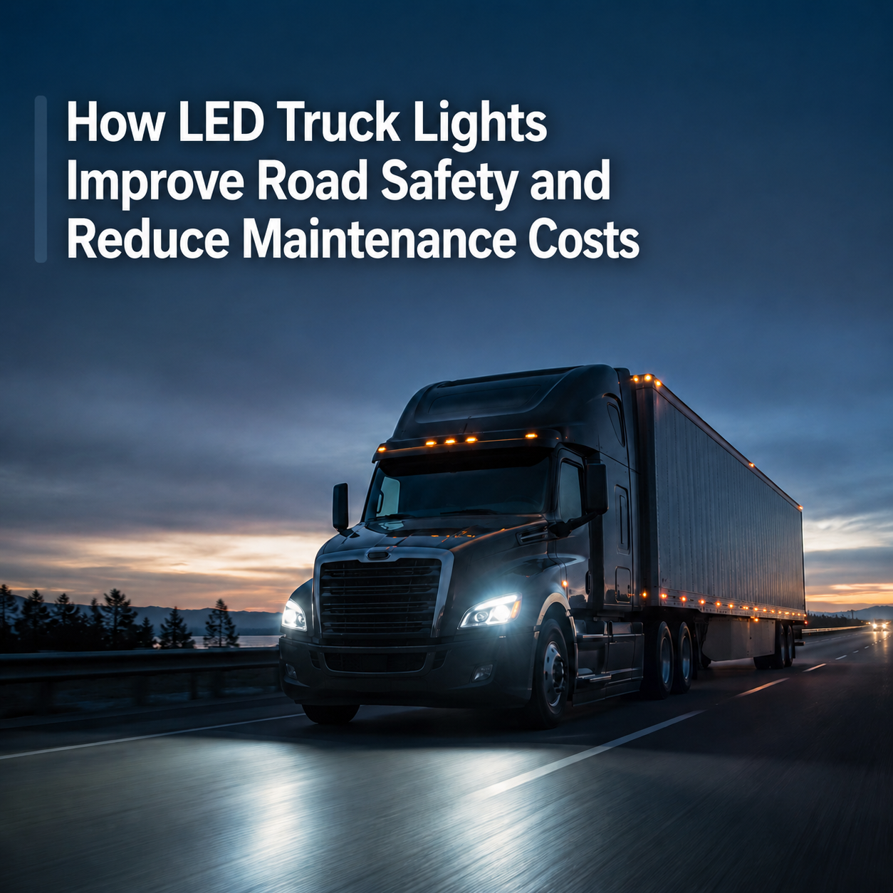How LED Truck Lights Improve Road Safety and Reduce Maintenance Costs