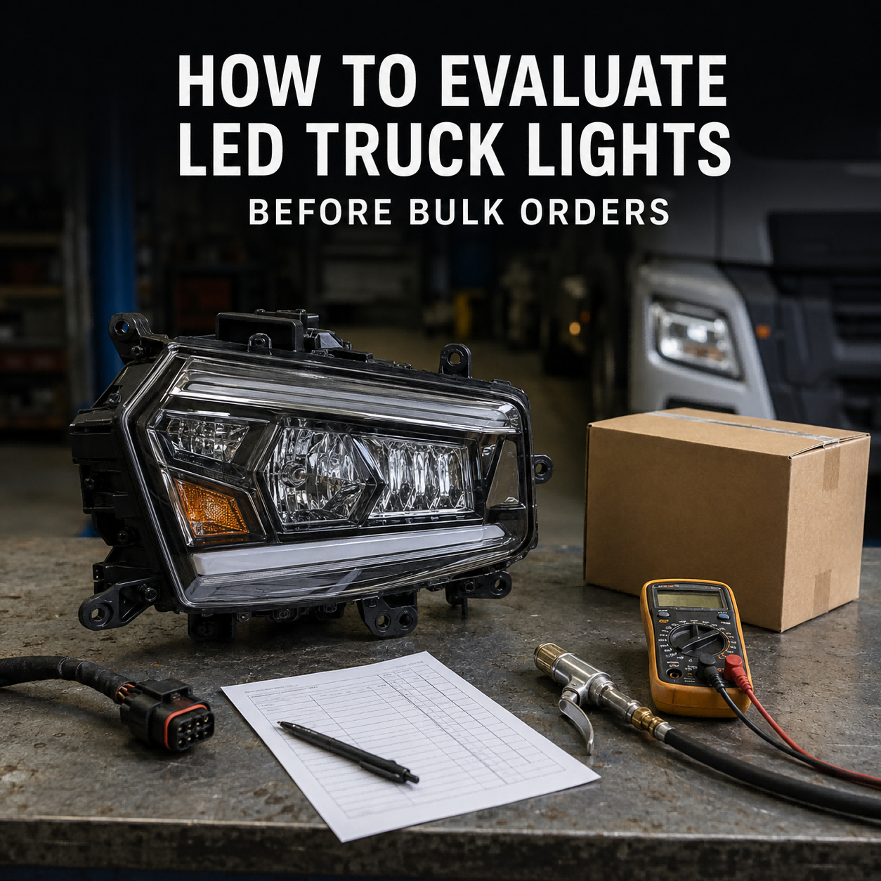 What Truck Parts Buyers Should Check Before Ordering LED Truck Lights